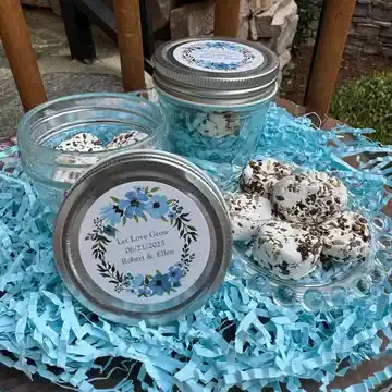 Flower Seed Mason Jars