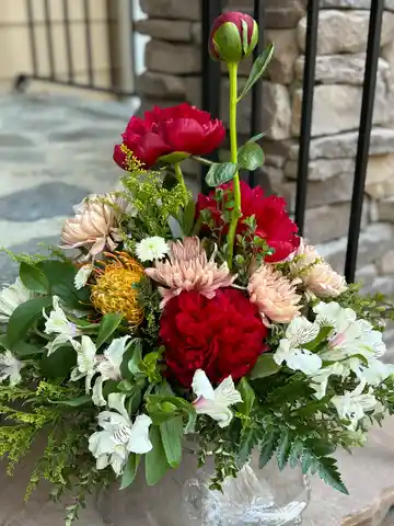 Peonies and Mums